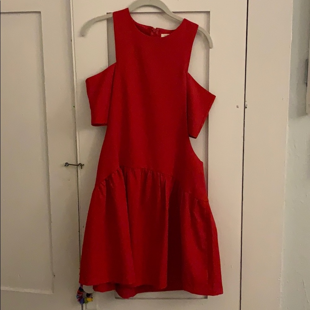 Red dress